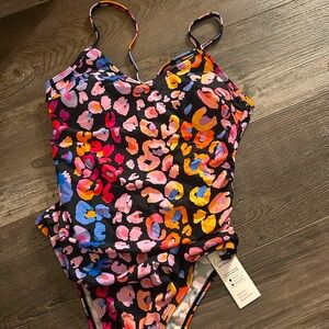 1 Piece Coloured Leopard Bathing Suit | CupShe